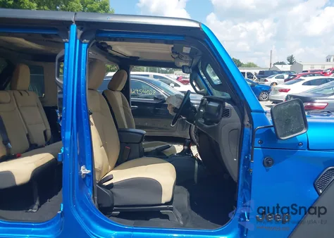 2022 Jeep Wrangler Unlimited Sport S 4X4 from USA, damaged, VIN 1C4HJXDN9NW184406